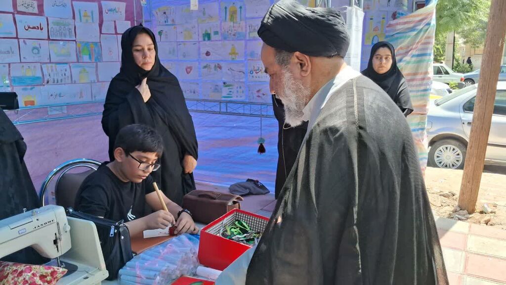 بازدید امام جمعه و استاندار کرمانشاه از موکب کنگاور