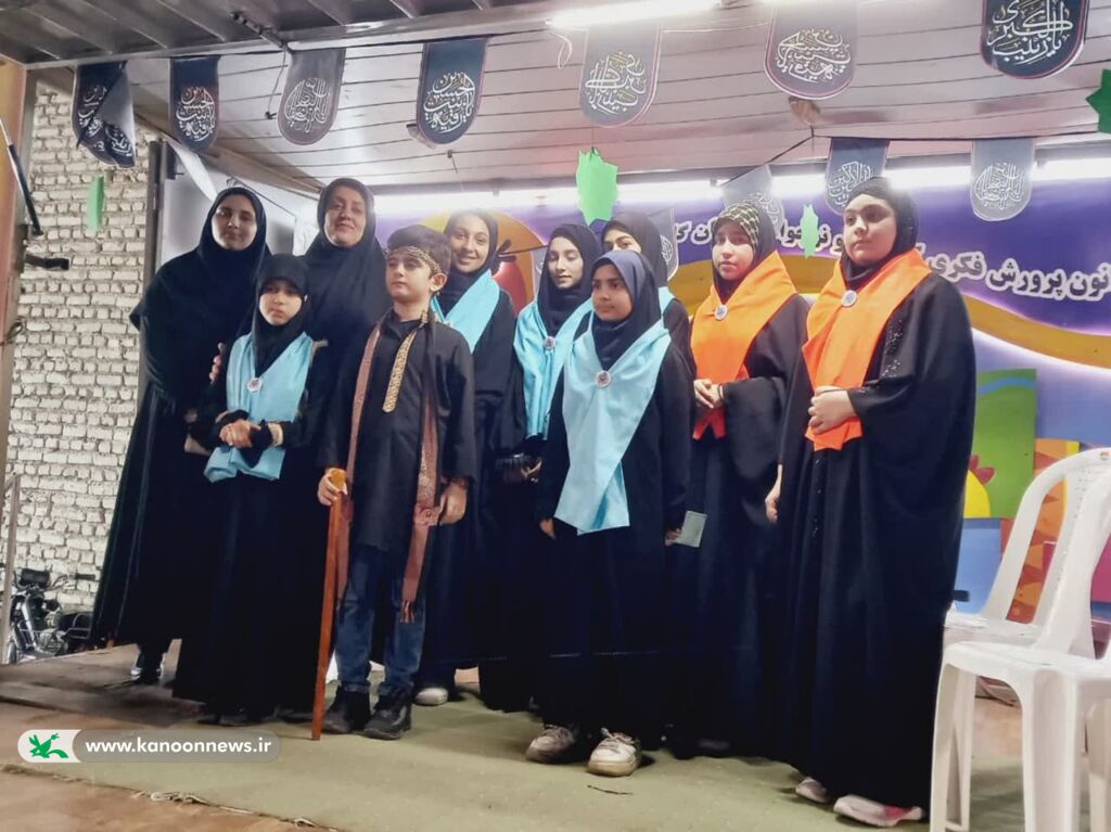 عزاداران کوچک امام حسین(ع)، مهمان کامیونت نمایش سیار کانون گلستان