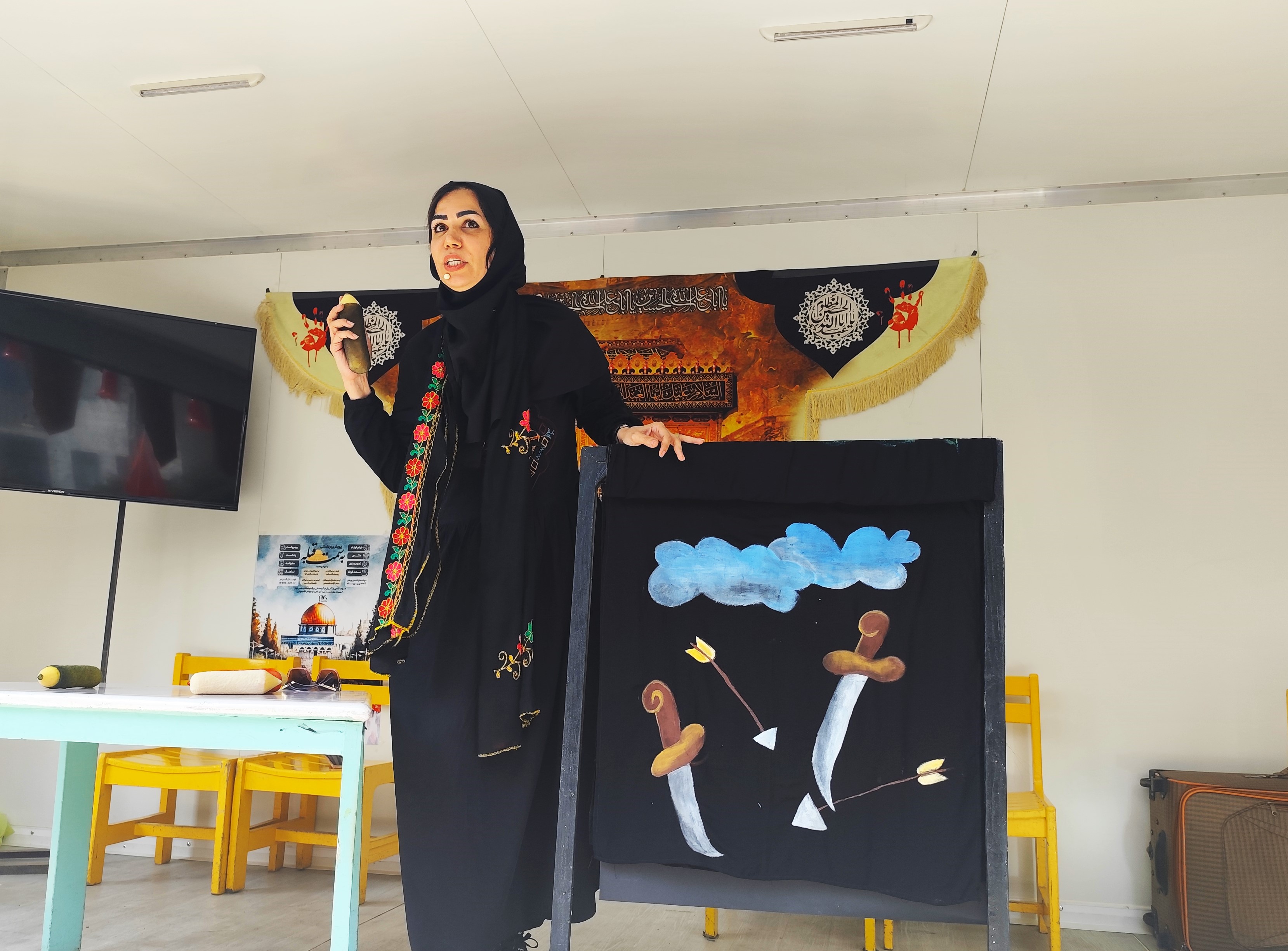 تماشاخانهسیارکانون استان تهران به مناسبت اربعین حسینی برگزارکرد