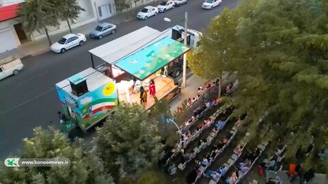 منتخب تصاویر اجرای تماشاخانه سیار با نمایش «مشکهای خالی» در استان زنجان