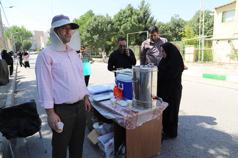 نقاشی دیواری اعضای کانون با عنوان سرزمین من «اردبیل» -بخش دوم