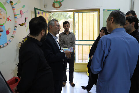 نقاشی دیواری اعضای کانون با عنوان سرزمین من «اردبیل» -بخش دوم