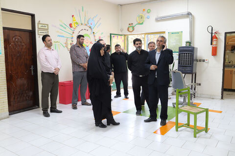 نقاشی دیواری اعضای کانون با عنوان سرزمین من «اردبیل» -بخش دوم
