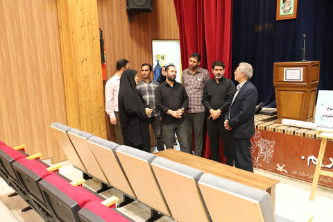 نقاشی دیواری اعضای کانون با عنوان سرزمین من «اردبیل» -بخش دوم