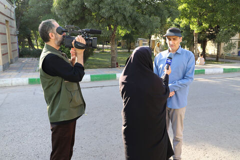 نقاشی دیواری اعضای کانون با عنوان سرزمین من «اردبیل» -بخش دوم