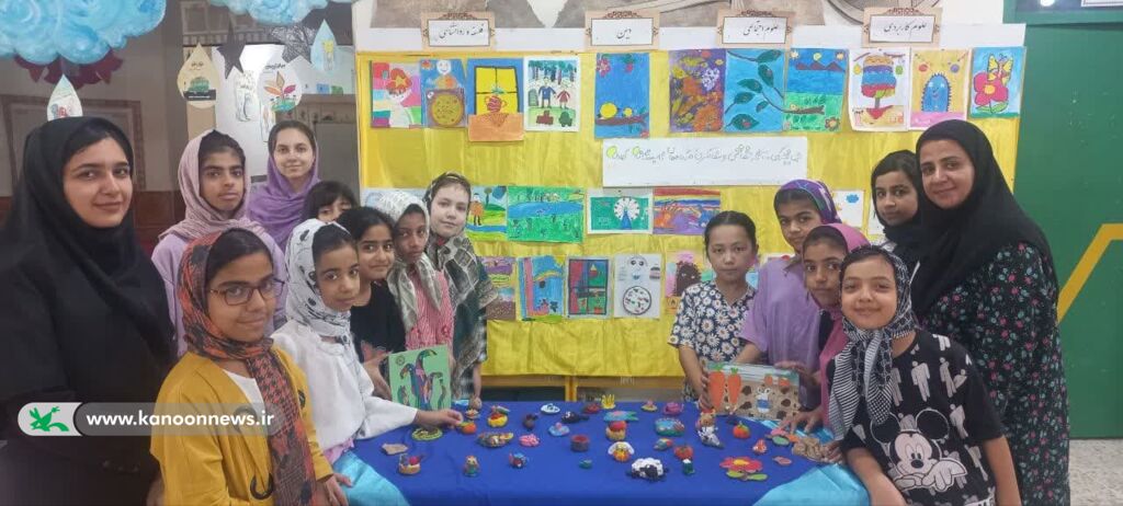 نمایشگاه آثار اعضای کانون کلاله در هفته دولت