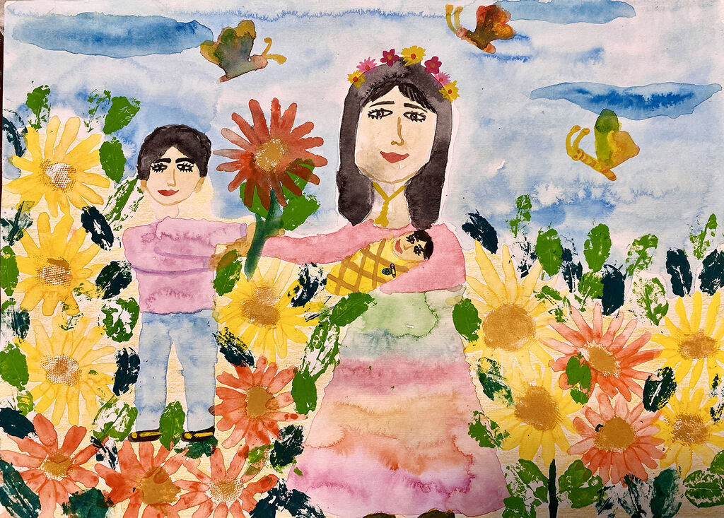 رادین قرهچاهی دیپلم افتخار مسابقه نقاشی محیط زیست ژاپن را از آن خود کرد