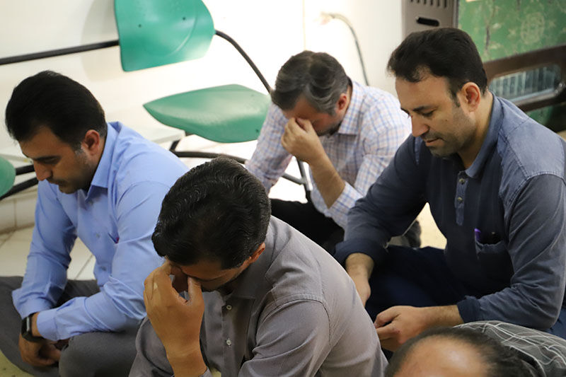 مراسم پرفیض دعای توسل در اداره کل کانون استان اردبیل برگزار  شد