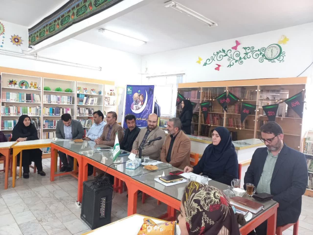 نشست انجمن  قصه گویی شاخه شهرستان ساوه