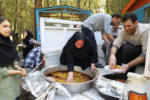 نخستین روز از اردوی فرهنگی تربیتی «ترنم باران» در شهرستان نیر(1)