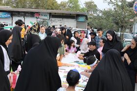 غرفه خدمات فرهنگی هنری کانون پرورش فکری در ساری