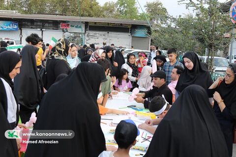 غرفه کانون پرورش فکری مازندران در جشن امامت و ولایت حضرت مهدی (عج) و اجتماع منتظران در امام‌زاده یحیی ساری