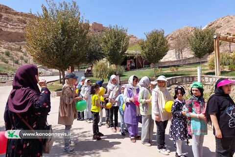 اردوی دختران مرکز شماره شش قم به باغ پرندگان