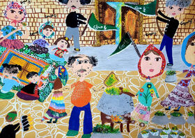 Twenty Prizes for the Contribution of Iranian Children at Kanagawa Biennial World Children's Art Exhibition, Japan