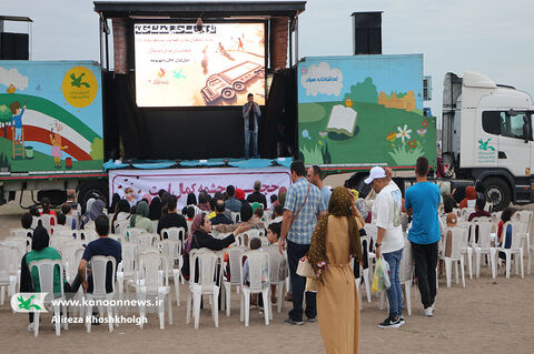 سومین روز حضور تماشاخانه سیار کانون در گیلان