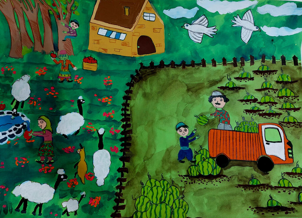 افتخارآفرینی اعضای کرمانشاهی در مسابقه بینالمللی نقاشی کشور ژاپن