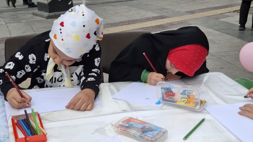 نقاشی و کاردستی کودکان به عشق پیامبر مهربانی ها