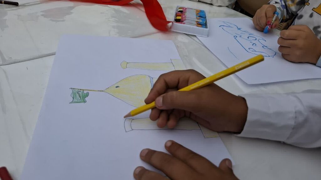 نقاشی و کاردستی کودکان به عشق پیامبر مهربانی ها