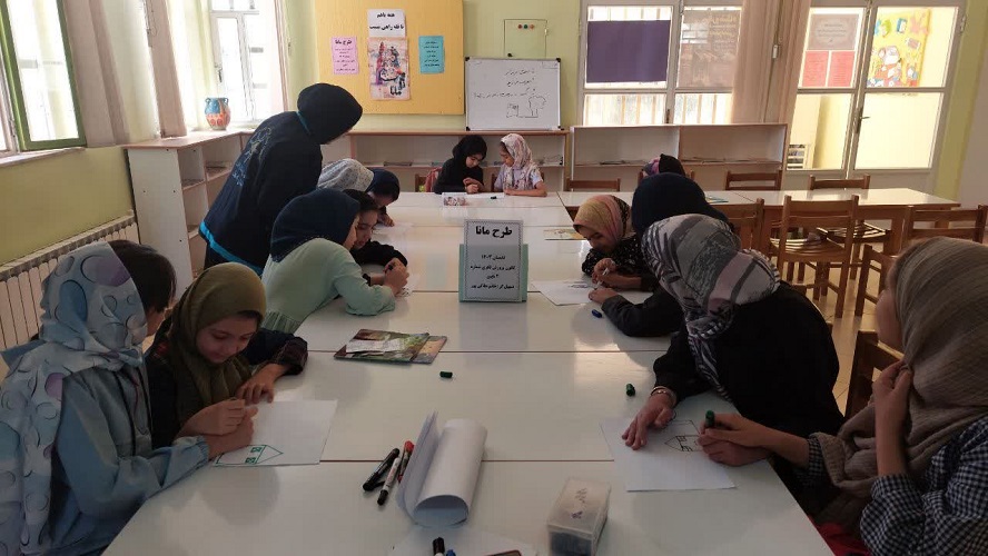 مراسم پایانی طرح مانا در مرکز شماره ۲ کانون نایین