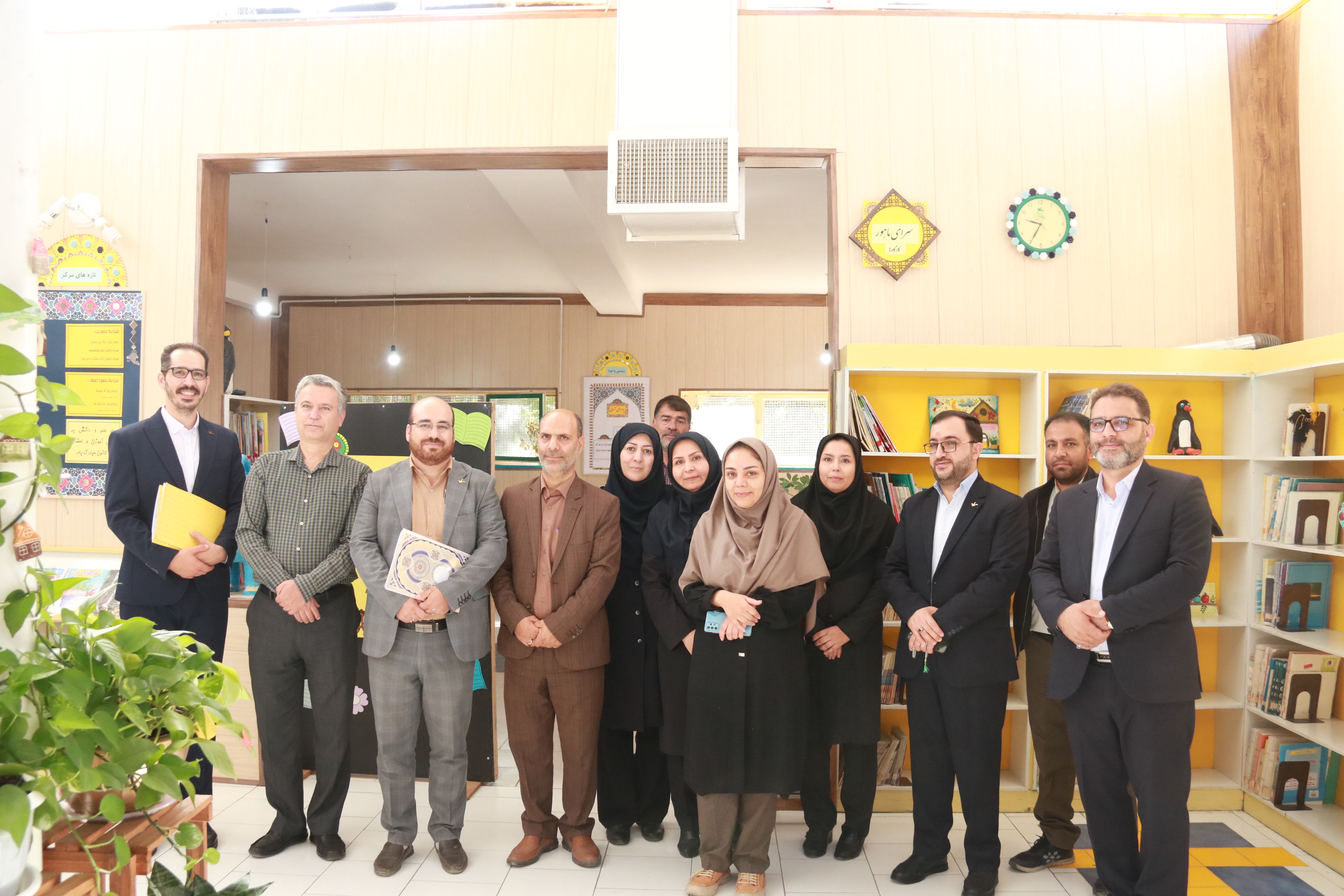 بازدید مدیرعامل کانون از مرکز فرهنگی هنری شماره ۳ اراک