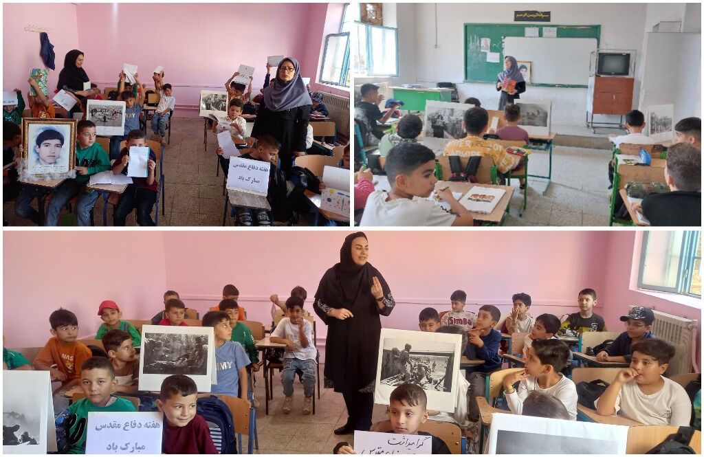 فعالیتهای فرهنگی مربیان مرکز شمارهی یک کانون پارسآباد در مدرسه شهید میرزایی اجرا شد