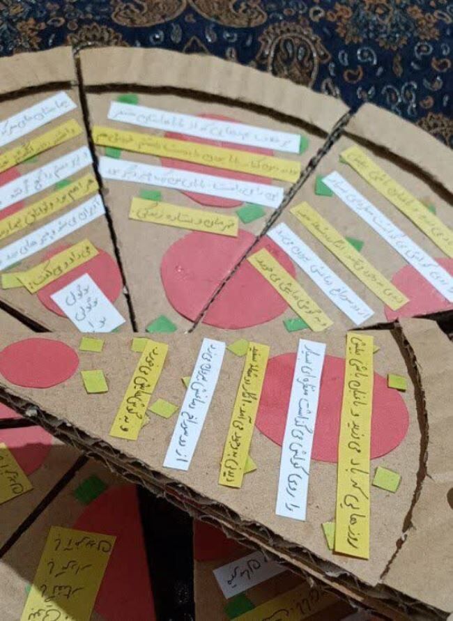 «قاچهای کاغذی» طرح کتابال کانون پرورش فکری زرند