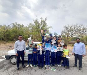 پرواز مرغک کانون بر فراز آسمان روستاهای خراسان جنوبی در هفته ملی کودک