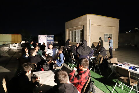 شب رصدی پویش اجرام مسیه به مناسبت هفته جهانی نور توسط انجمن نجوم کانون پرورش فکری کودکان و نوجوانان استان آذربایجان غربی