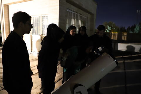 شب رصدی پویش اجرام مسیه به مناسبت هفته جهانی نور توسط انجمن نجوم کانون پرورش فکری کودکان و نوجوانان استان آذربایجان غربی