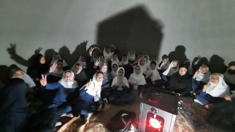 رصد ماه و خورشید در هفته ملی فضا توسط کانون همدان