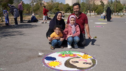 جشنواره خانوادگی دایره های رنگی