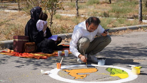 جشنواره خانوادگی دایره های رنگی