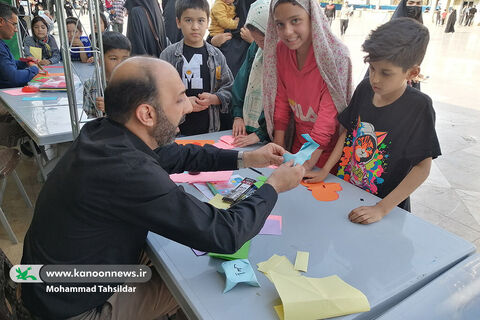 گزارش تصویری موکب فرهنگی کانون قم در شب و روز وفات حضرت معصومه (س)