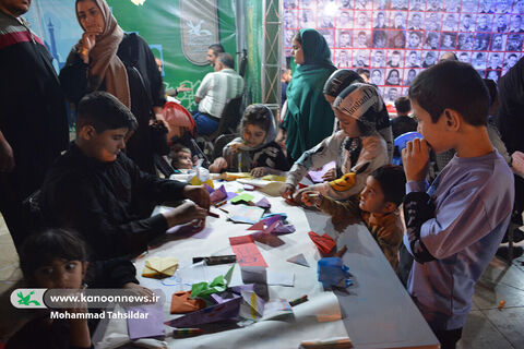 گزارش تصویری موکب فرهنگی کانون قم در شب و روز وفات حضرت معصومه (س)