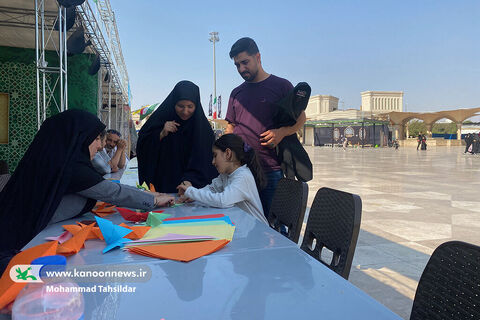 گزارش تصویری موکب فرهنگی کانون قم در شب و روز وفات حضرت معصومه (س)