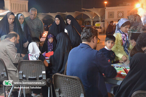 گزارش تصویری موکب فرهنگی کانون قم در شب و روز وفات حضرت معصومه (س)