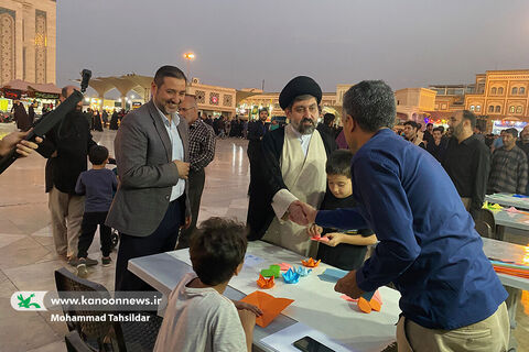 گزارش تصویری موکب فرهنگی کانون قم در شب و روز وفات حضرت معصومه (س)