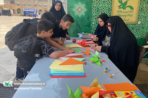 گزارش تصویری موکب فرهنگی کانون قم در شب و روز وفات حضرت معصومه (س)