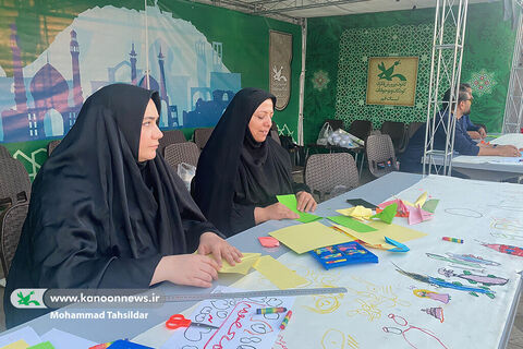 گزارش تصویری موکب فرهنگی کانون قم در شب و روز وفات حضرت معصومه (س)