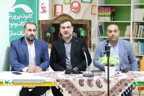 بازید معاون توسعه و مدیریت منابع کانون پرورش فکری کودکان و نوجوانان از مازندران