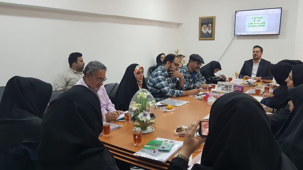 نشست خبری مدیرکل کانون کرمانشاه با خبرنگاران