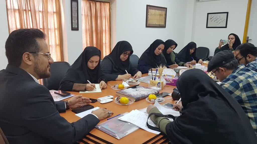 نشست خبری مدیرکل کانون کرمانشاه با خبرنگاران