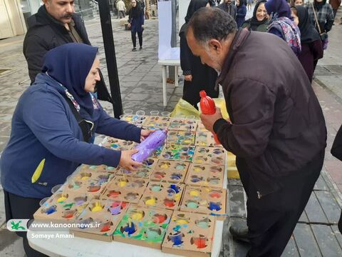 نقاشی خیابانی 100متری در پیاده راه فردوسی سنندج