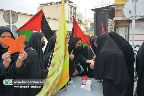 غرفه کانون در راهپیمایی ۱۳ آبان، روز مبارزه با استکبار جهانی