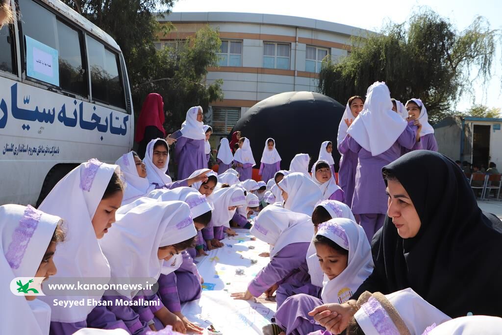 محمدآباد گرگان، میزبان کتابخانه سیار روستایی