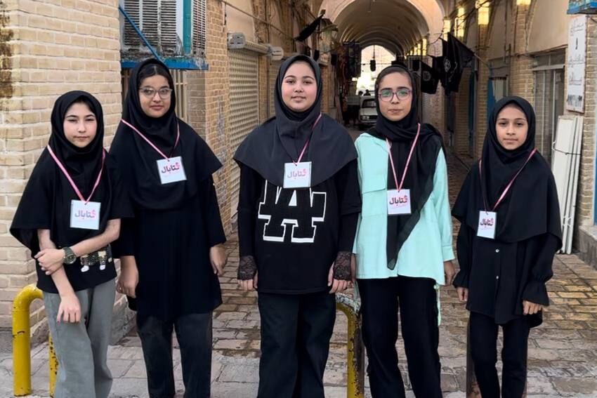 کتابال.سمنان  دختران فرشته از سمنان در مرحله کشوری رویداد "کتابال" درخشیدند