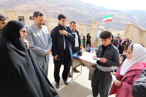 افتتاح کتابخانه و اتاق بازی و سرگرمی در مدرسه ی روستای کرد کندی توسط پایگاه مقاومت بسیج شهید رسول فرخی اداره کل کانون پرورش فکری کودکان و نوجوانان استان آذربایجان غربی