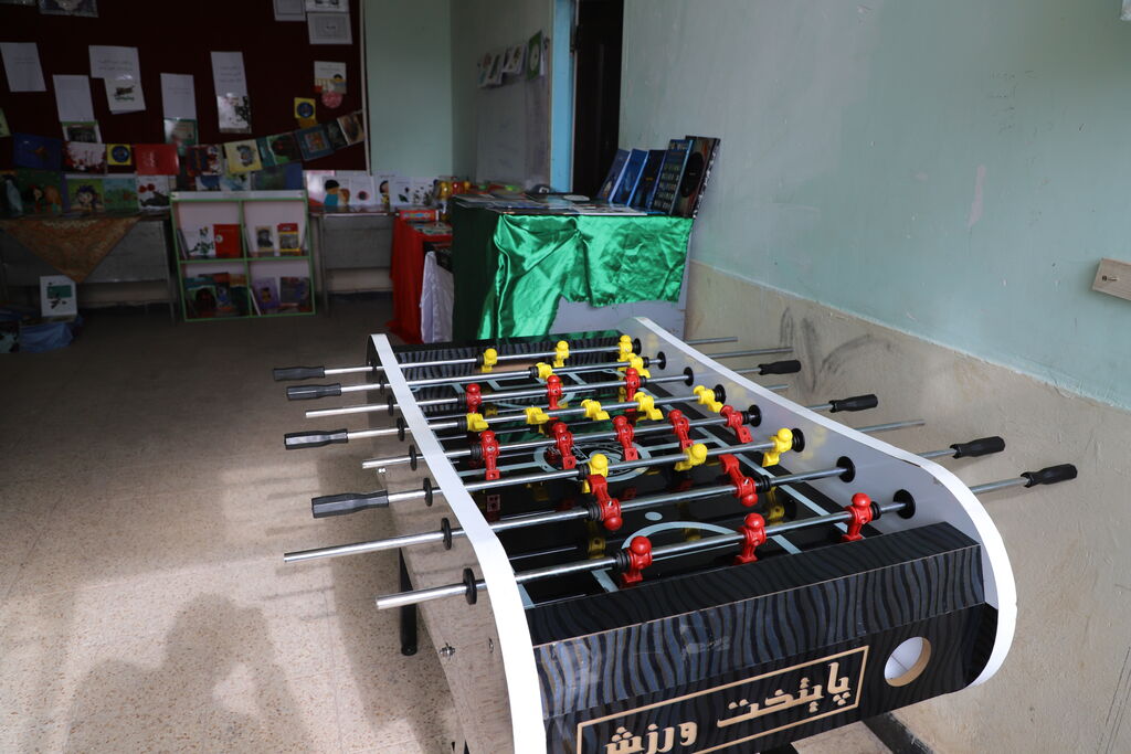 افتتاح کتابخانه و اتاق بازی و سرگرمی در مدرسه ی روستای کرد کندی