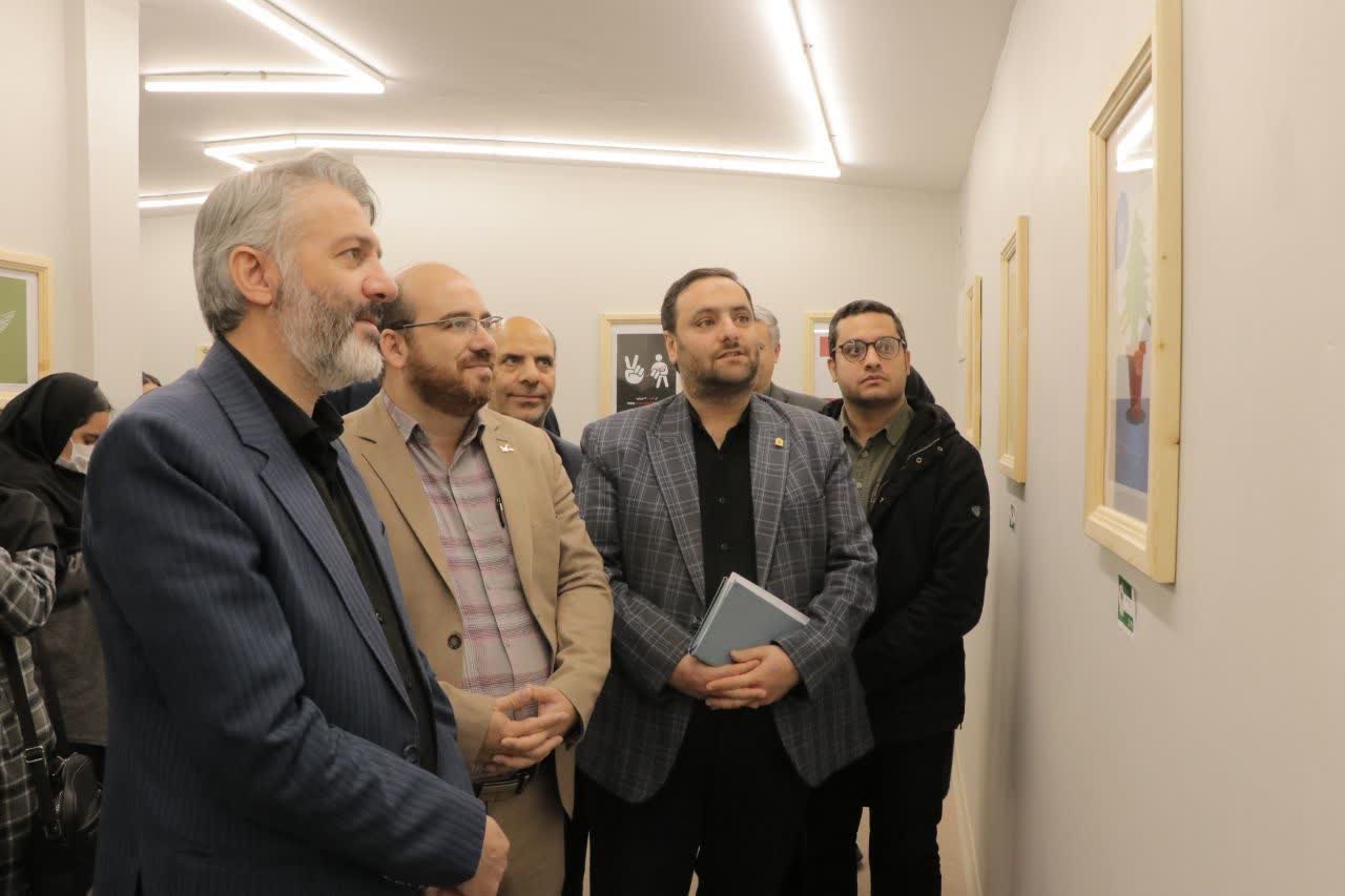 آیین افتتاحیه نمایشگاه تولیدات رویداد دانشآموزی «آغاز نصرالله»