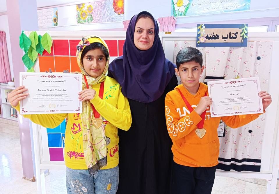 افتخارآفرینی کودکان آبادهای در جشنواره نقاشی بلغارستان